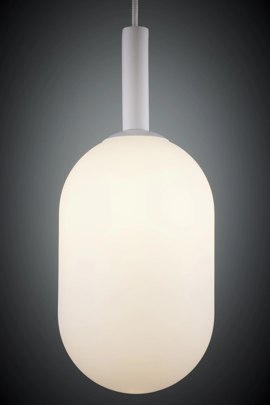 Lampa wisząca w stylu glamour PLUUM 1 M biały, 1 × E14 – Sigma Lighting 41849 - obrazek 2