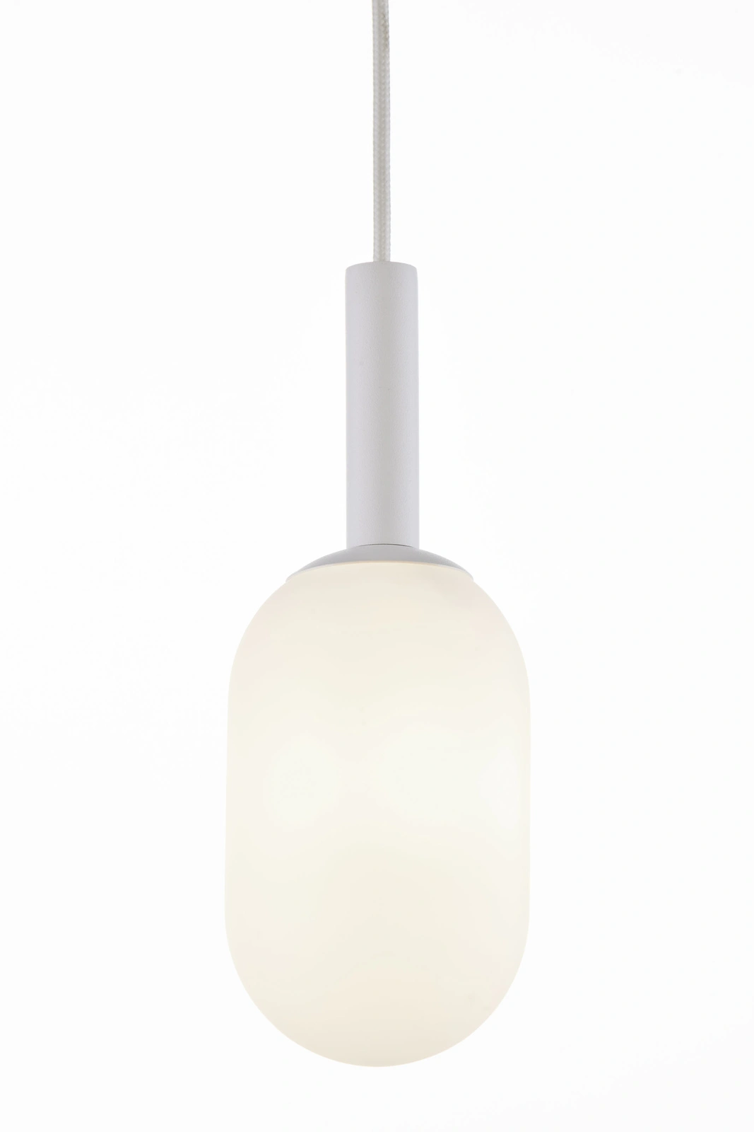 Lampa wisząca w stylu glamour PLUUM 1 S biały, 1 × E14 – Sigma Lighting 41848 - obrazek 3