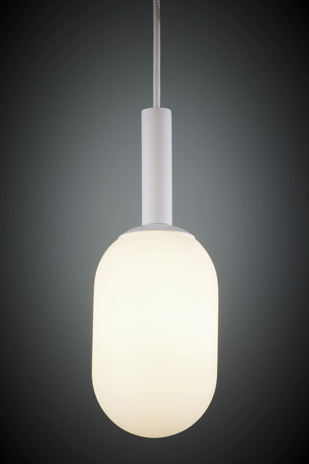 Lampa wisząca w stylu glamour PLUUM 1 S biały, 1 × E14 – Sigma Lighting 41848 - obrazek 4
