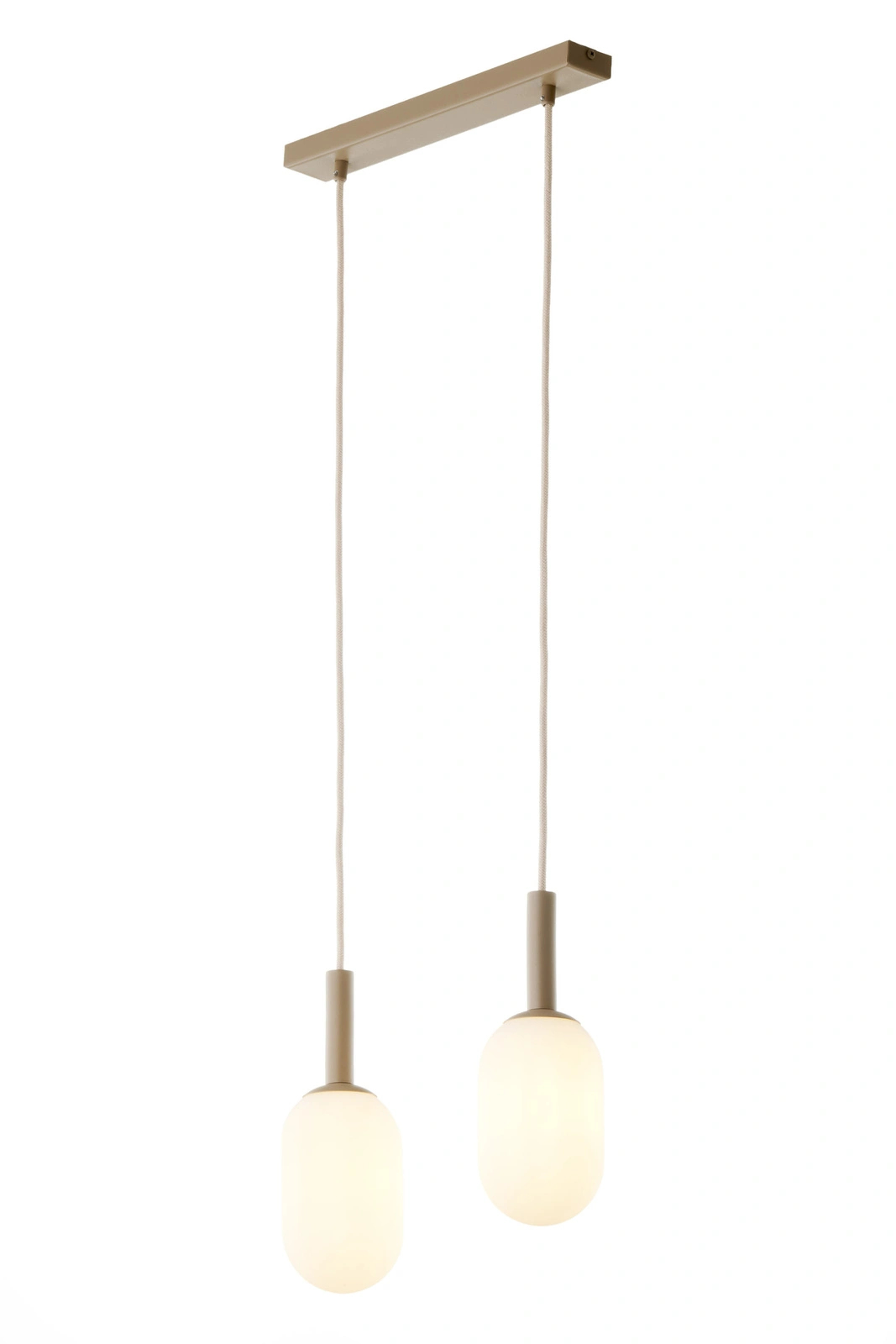 Lampa wisząca w stylu glamour PLUUM 2 ciepły beż, 2 × E14 – Sigma Lighting 41855 - obrazek 2