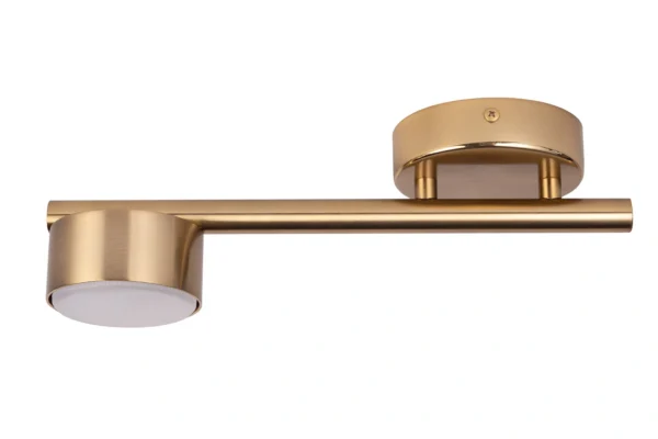 Plafon minimalistyczny PUNTO 1 złoty szczotkowany, LED – Sigma Lighting 40823