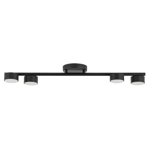 Plafon minimalistyczny PUNTO 4 czarny, LED – Sigma Lighting 40819