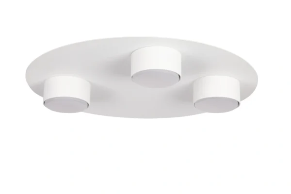 Plafon minimalistyczny STAR 3 biały, LED – Sigma Lighting 40993