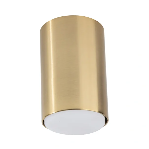Plafon minimalistyczny TUBO L złoty szczotkowany, LED – Sigma Lighting 40850