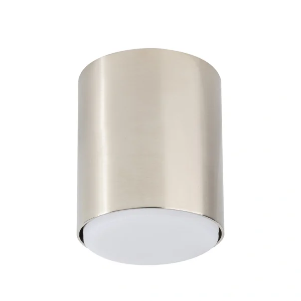 Plafon minimalistyczny TUBO M srebrny szczotkowany, LED – Sigma Lighting 40846