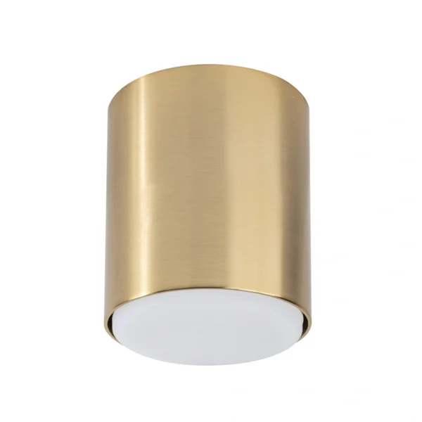 Plafon minimalistyczny TUBO M złoty szczotkowany, LED – Sigma Lighting 40849