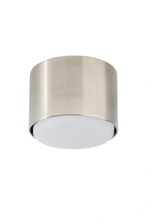 Plafon minimalistyczny TUBO S srebrny satyna, LED – Sigma Lighting 40845