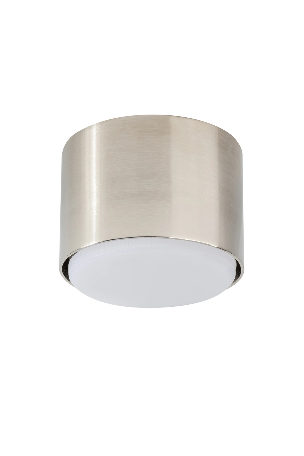 Plafon minimalistyczny TUBO S srebrny satyna, LED – Sigma Lighting 40845
