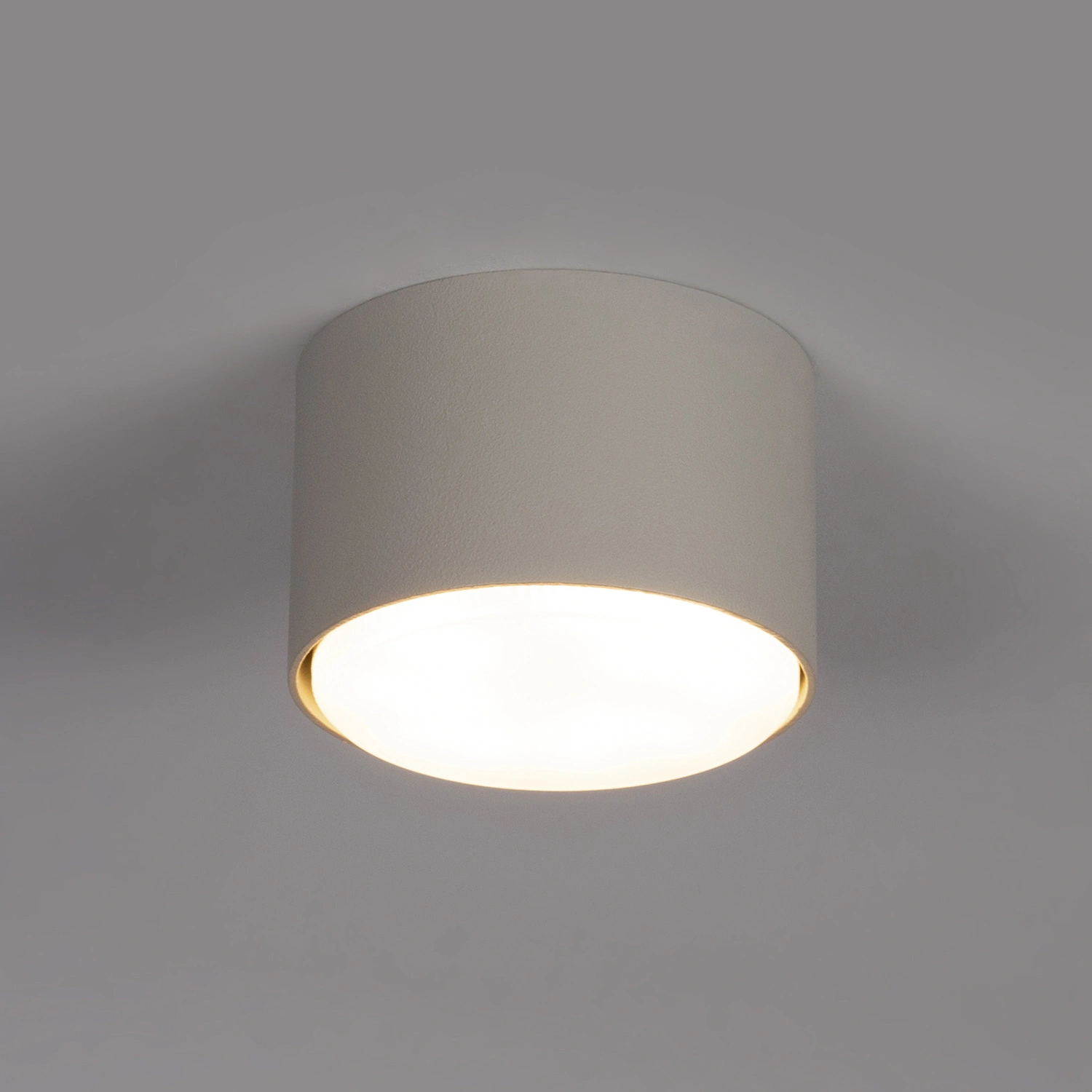 Plafon minimalistyczny TUBO S szary beż, LED – Sigma Lighting 40975 - obrazek 2