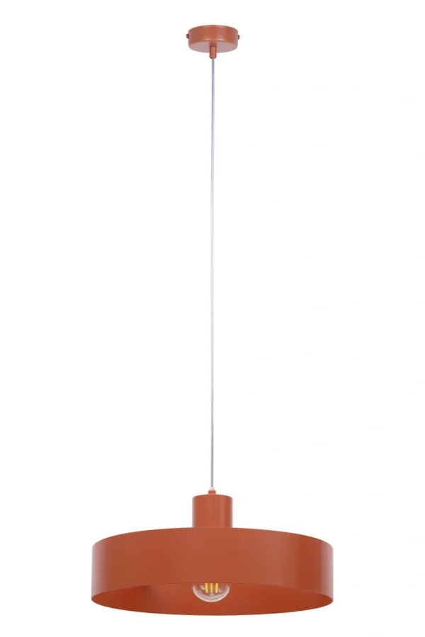 Lampa wisząca minimalistyczna RIF L ceglany, 1 × E27 – Sigma Lighting 41435