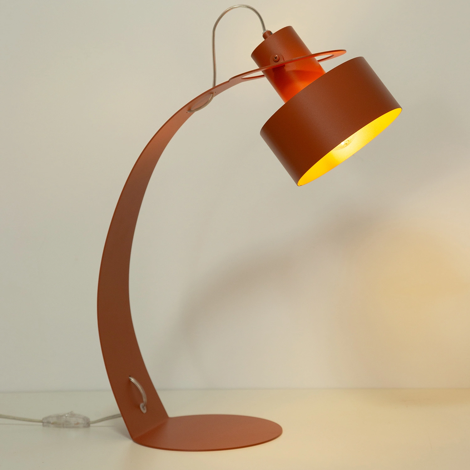 Lampa stołowa minimalistyczna RIF ceglany, 1 × E27 – Sigma Lighting 41443 - obrazek 3