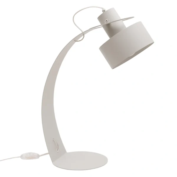 Lampa stołowa minimalistyczna RIF szary beż, 1 × E27 – Sigma Lighting 41444