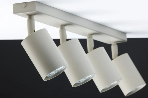 Spot sufitowy minimalistyczny ZOOM 4 szary-beż / Zoom 4 ceiling gray-beige, 4 × GU10 – Sigma Lighting 41516