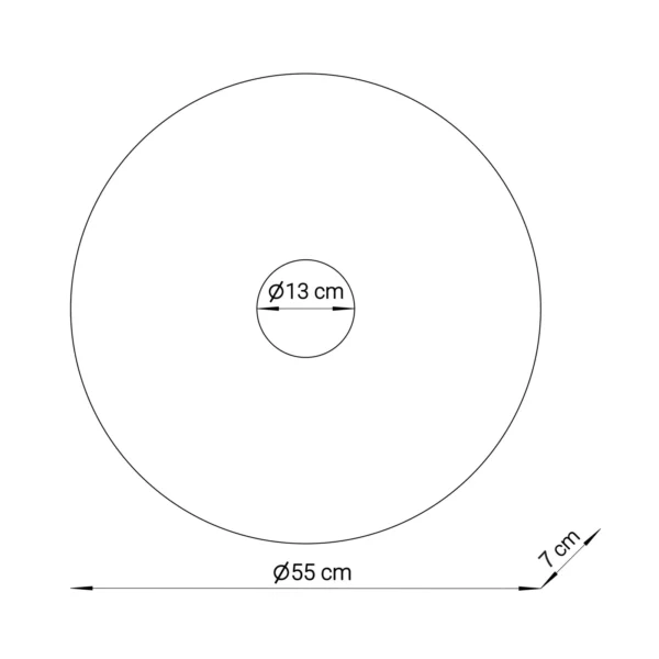 Kinkiet minimalistyczny SOLE M FI 55 miedziany, LED – Sigma Lighting 41874