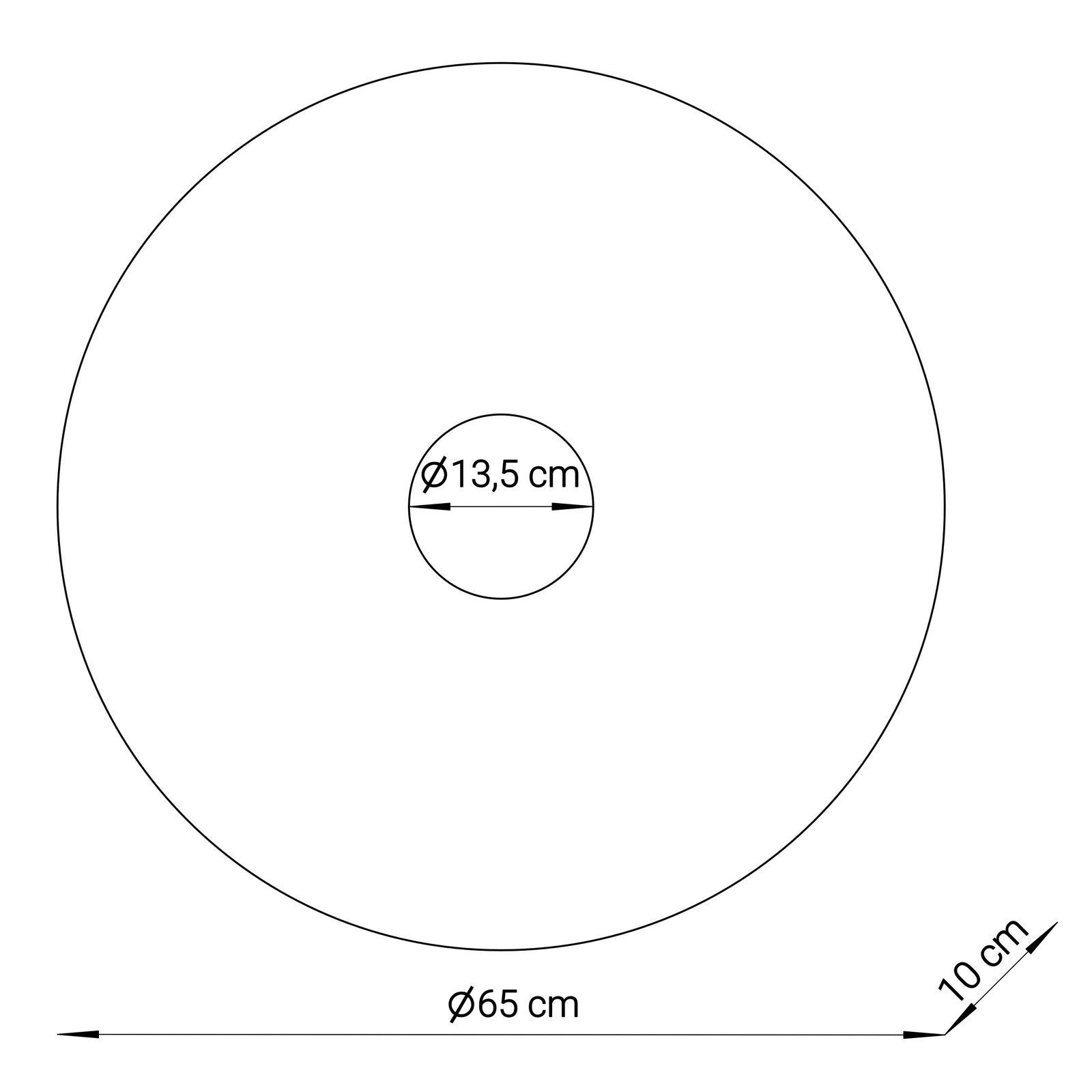 Kinkiet minimalistyczny SOLE L FI 65 miedziany, LED – Sigma Lighting 41875