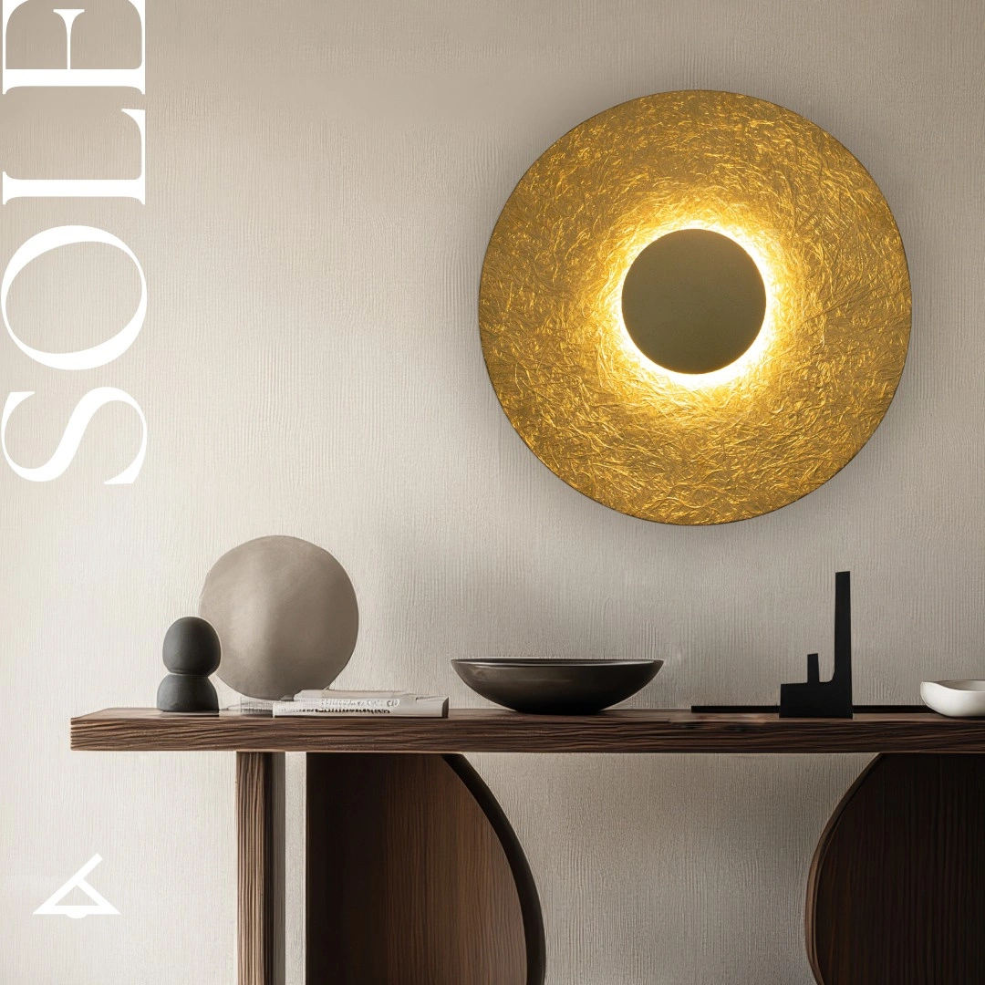 Kinkiet minimalistyczny SOLE S FI44 złoty, LED – Sigma Lighting 40875 - obrazek 5