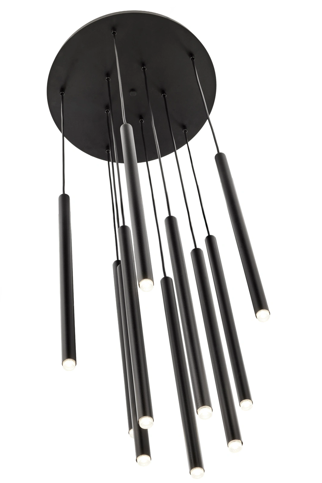 Lampa wisząca minimalistyczna SOPEL 10 ANTRESOLA dwa poziomy czarny, 10 × G9 – Sigma Lighting 42055 - obrazek 4