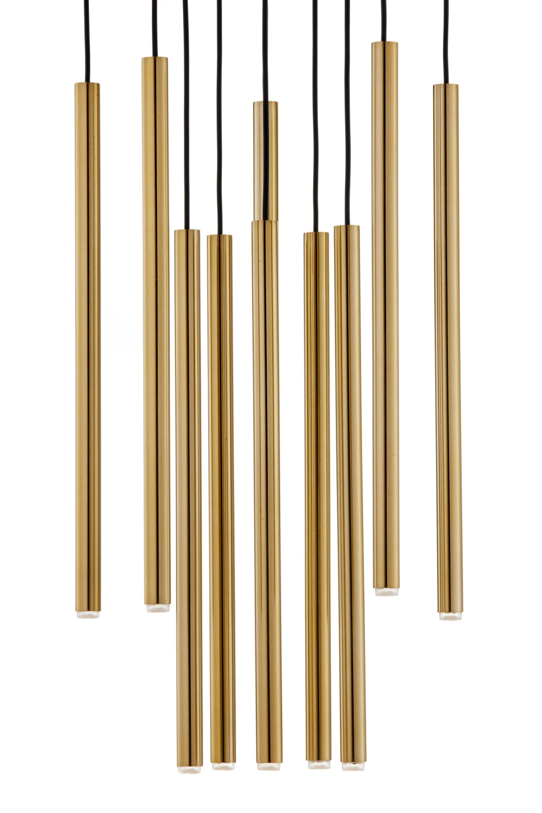 Lampa wisząca minimalistyczna SOPEL 10 ANTRESOLA dwa poziomy czarny złoty, 10 × G9 – Sigma Lighting 42056 - obrazek 3