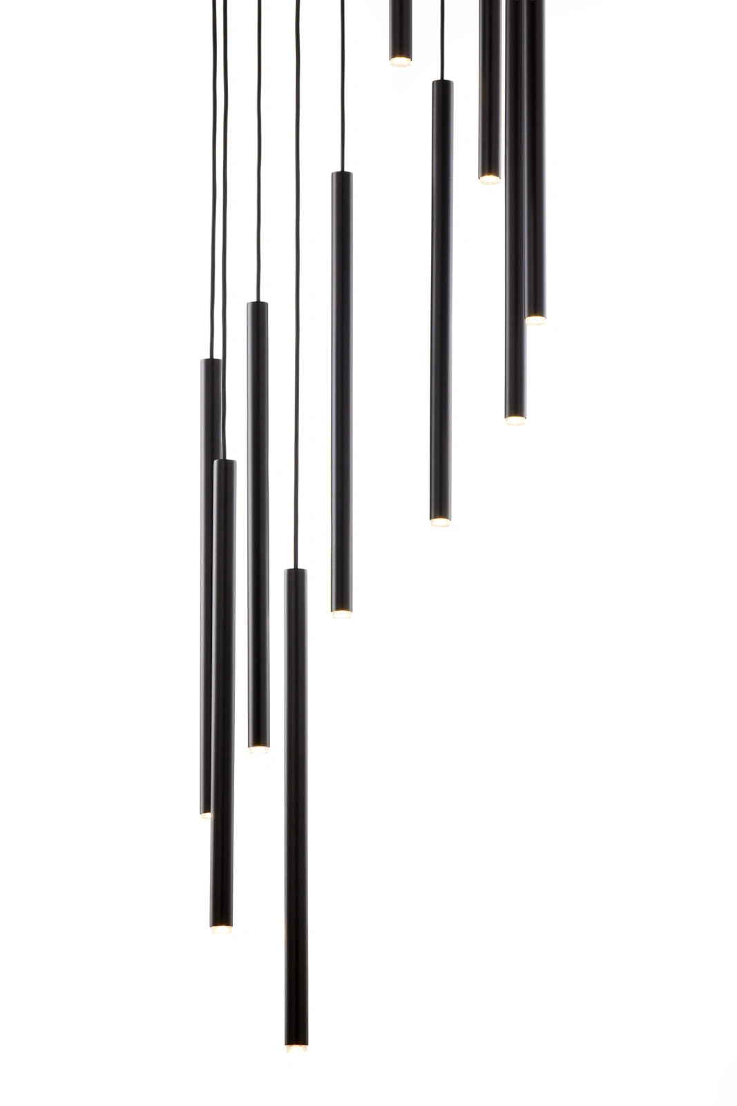 Lampa wisząca minimalistyczna SOPEL 10 ANTRESOLA kaskada czarny, 10 × G9 – Sigma Lighting 42098 - obrazek 5