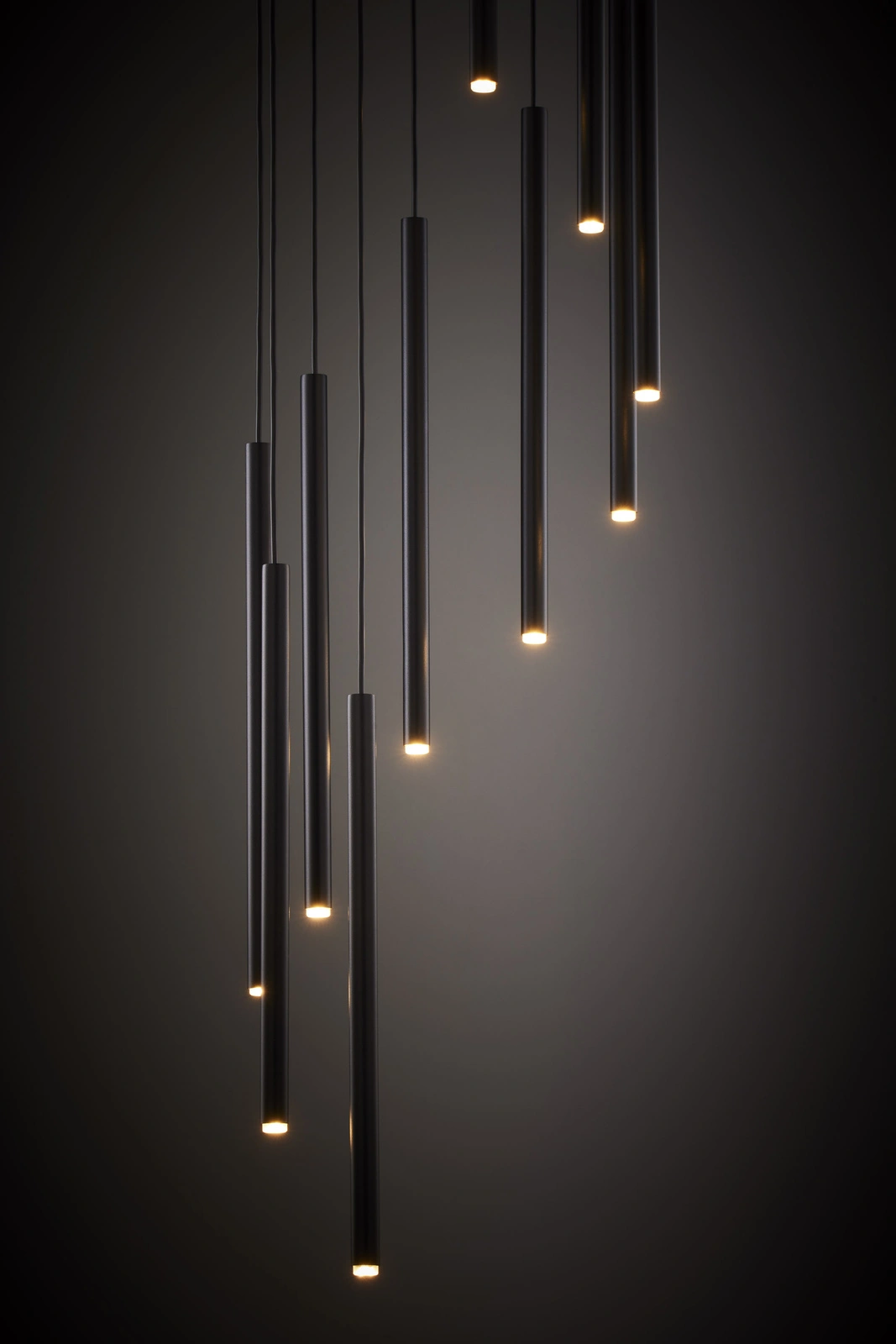 Lampa wisząca minimalistyczna SOPEL 10 ANTRESOLA kaskada czarny, 10 × G9 – Sigma Lighting 42098 - obrazek 7