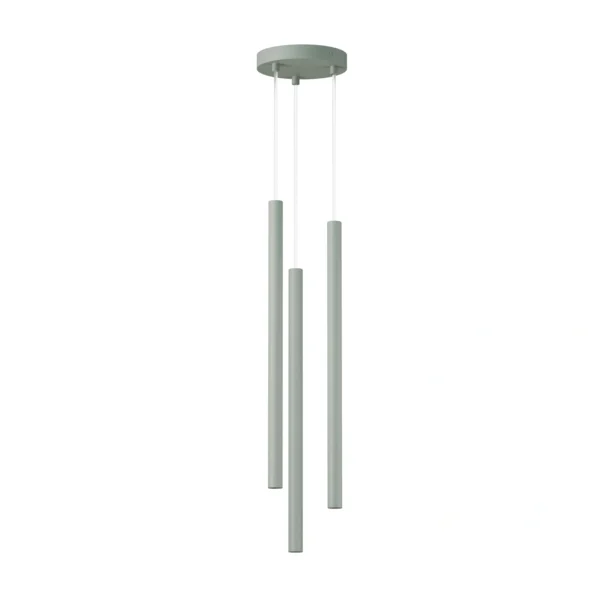 Lampa wisząca minimalistyczna SOPEL 3 koło szałwia, 3 × G9 – Sigma Lighting 41829