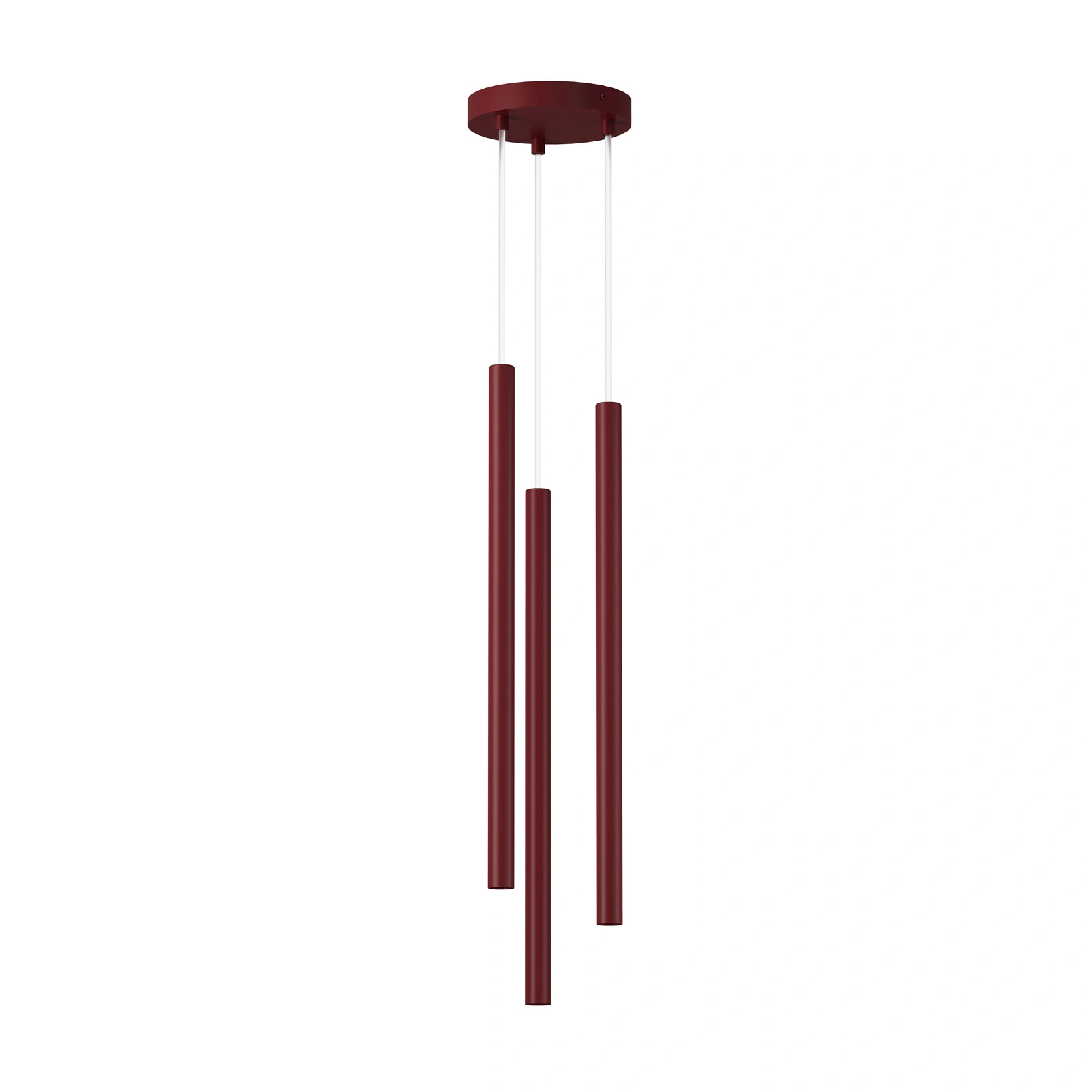 Lampa wisząca minimalistyczna SOPEL 3 koło bordowy, 3 × G9 – Sigma Lighting 41831