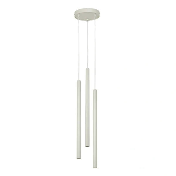 Lampa wisząca minimalistyczna SOPEL 3 koło szary beż, 3 × G9 – Sigma Lighting 41198