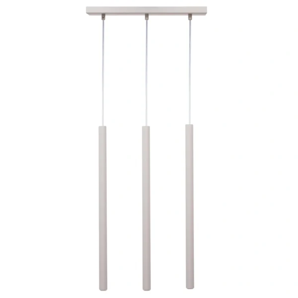 Lampa wisząca minimalistyczna SOPEL 3 prosty szary beż, 3 × G9 – Sigma Lighting 41452