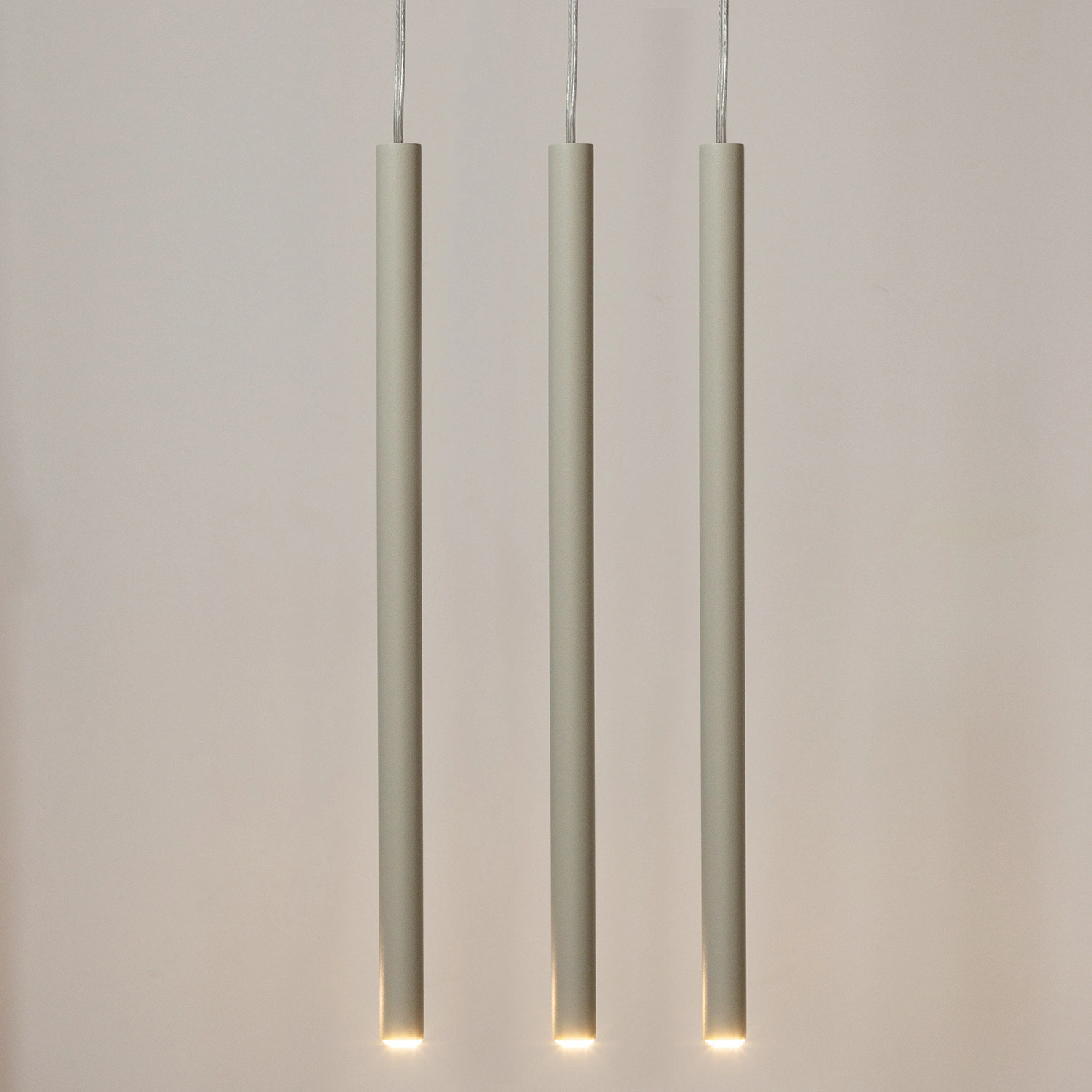 Lampa wisząca minimalistyczna SOPEL 3 prosty szary beż, 3 × G9 – Sigma Lighting 41452 - obrazek 2