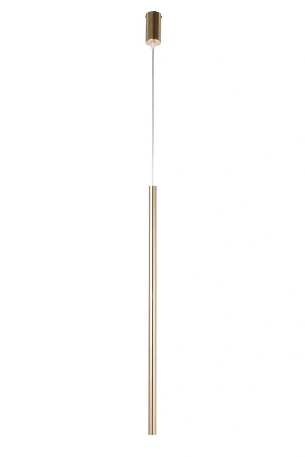 Lampa wisząca minimalistyczna SOPEL LUX SOPEL PREMIUM 1 długi złoty szczotkowany, 1 × G9 – Sigma Lighting 40963