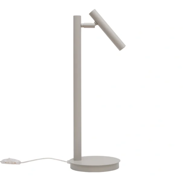 Lampa stołowa minimalistyczna SOPEL szary beż, 1 × G9 – Sigma Lighting 41476