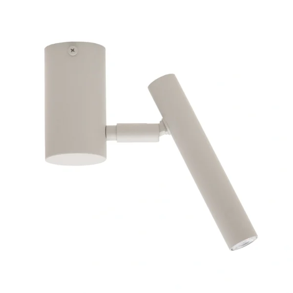Spot sufitowy minimalistyczny SOPEL 1 krótki szary beż, 1 × G9 – Sigma Lighting 41468