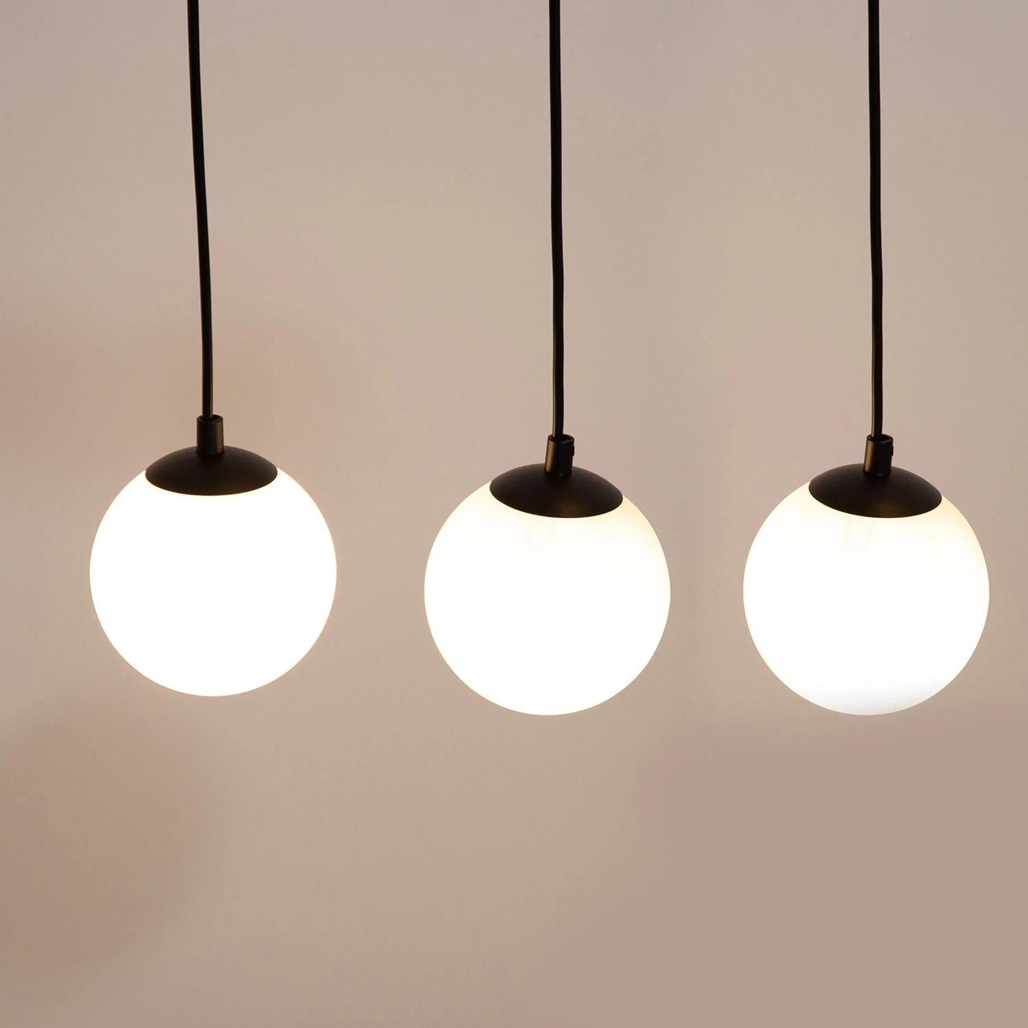 Lampa wisząca nowoczesna TAVIRA czarny 3 + 1, 4 × G9 – Sigma Lighting 41264 - obrazek 3