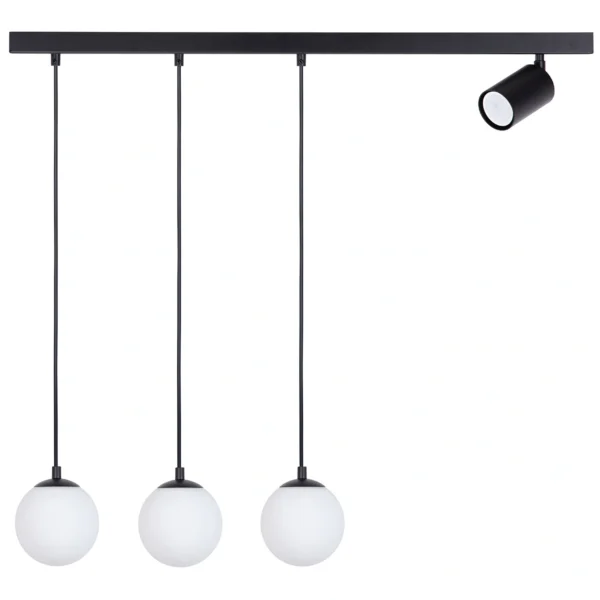 Lampa wisząca nowoczesna TAVIRA czarny 3 + 1, 4 × G9 – Sigma Lighting 41264