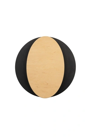 Kinkiet minimalistyczny OVO czarny/brzoza, 2 × G9 – Sigma Lighting 40872