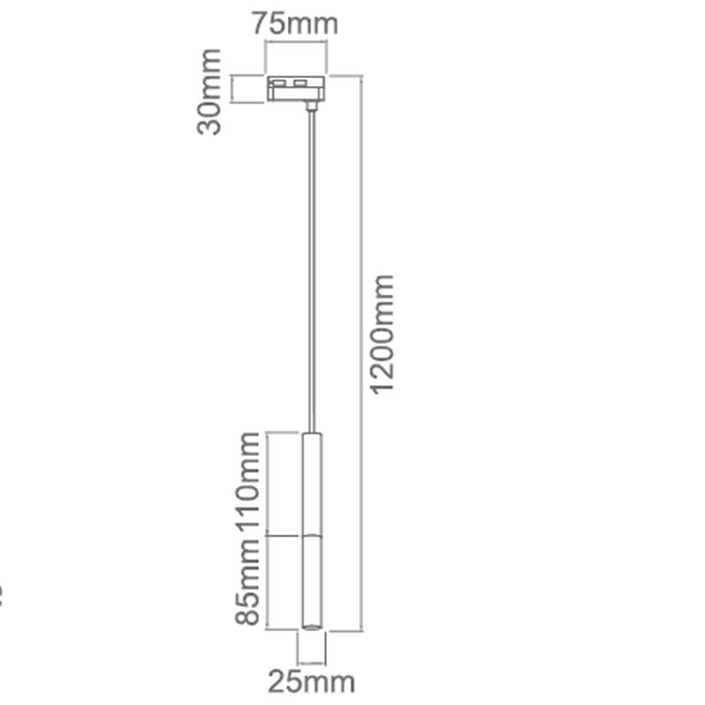 Lampa wisząca szynowa 1F SLIMI S OR83118, czarna / różowe złoto, 1×G9 – Open Design Highlights - obrazek 4