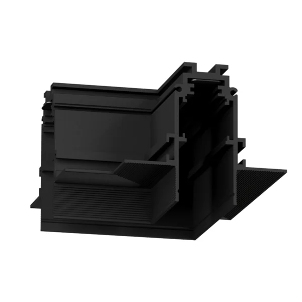 Łącznik mechaniczny kątowy MAGNET LINE TLV-A01R, czarny, 90°, poziomy, do szyn wpuszczanych – Yaskr