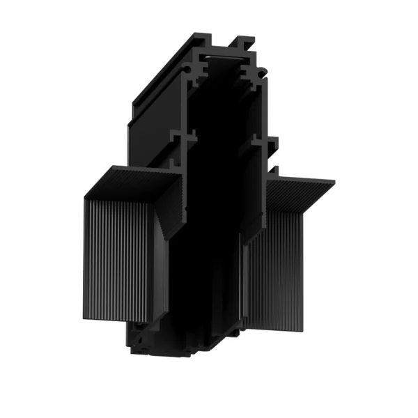 Łącznik mechaniczny kątowy MAGNET LINE TLV-A02R, czarny, 90°, pionowy wewnętrzny, do szyn wpuszczanych – Yaskr