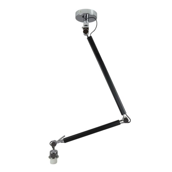 Korpus lampy wiszącej ZYTA S AZ1845, czarny / chromowany, 1×E27 – AZzardo